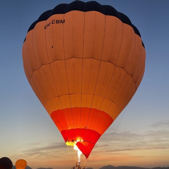hot air balloon marrakech