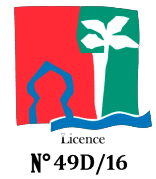 Tourism licence badge, Licence N°49D/16